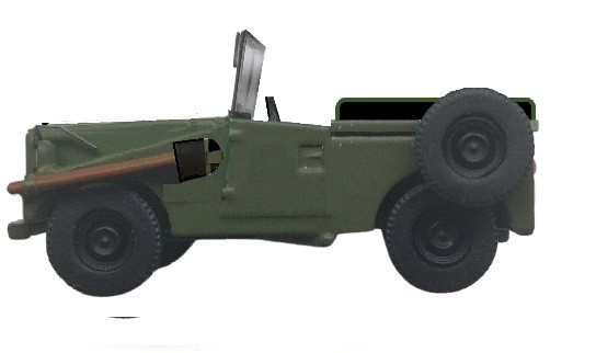 NPE NA 88240 - H0 - IFA P3 Kübelwagen NVA Grenztruppen