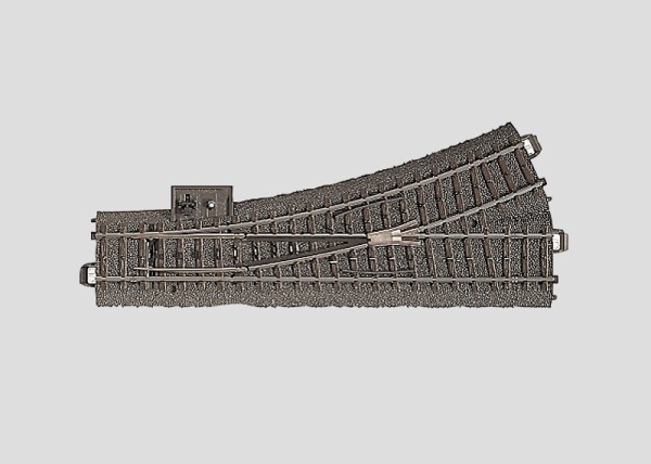 Märklin 24611 - H0 - Weiche links, 188,3 mm, r2 = 437,5 mm, 24,3°