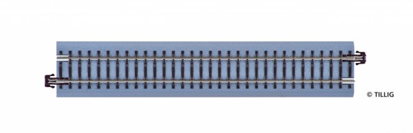 Tillig 83741 - TT - 1x BG-B Anschlussgleis mit Entstörkondensator - 166,0 mm