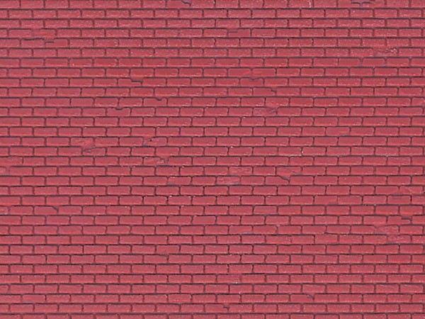 Vollmer 46033 - H0 - Mauerplatte Klinker aus Kunststoff, 21,8 x 11,9 cm