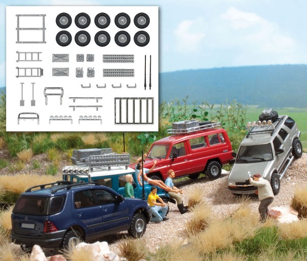 Busch 49952 - H0 - Zubehör-Set »Offroad«