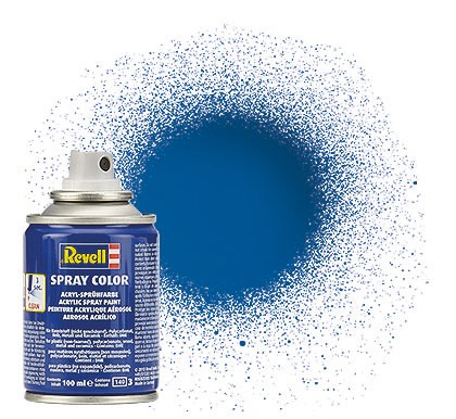 Revell 34152 - Spray blau, glänzend - 100 ml, RAL 5005