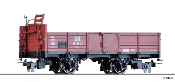 Tillig 15937 - H0m - Offener Güterwagen Ow der DR, beladen mit Aluminium-Masseln, Ep. III