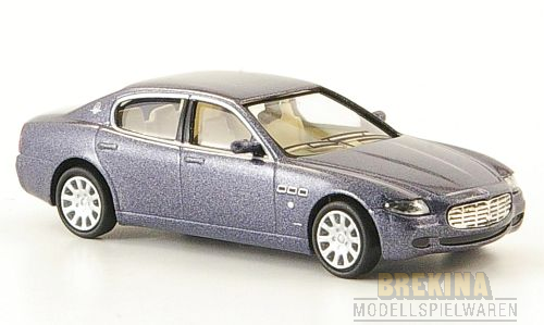 Brekina 38306 - H0 - Maserati Quattroporte, metallic-blau, 2003 ***Auslaufartikel***