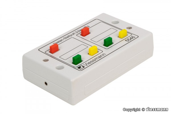 Viessmann 5546 - Tasten-Stellpult 3-begriffig