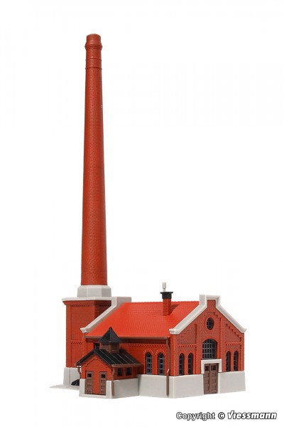 Kibri 36605 - Z - Kesselhaus mit Kamin, L 8,5 x B 5 x H 15 cm