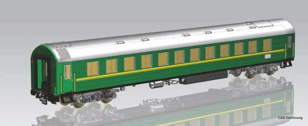 Piko 58556 - H0 - Personenwg. WLABm SZD IV