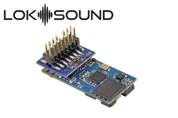 ESU 58814 - TT/N - PluX16 LokSound 5 micro DCC/MM/SX/M4 "Leerdecoder", mit Lautsprecher 11x15mm