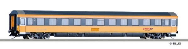 Tillig 16258 - TT - Reisezugwagen 2. Klasse Bmz der RegioJet, Ep. VI