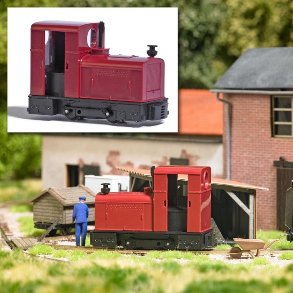 Busch 12402 - H0 - Diesellok Deutz OMZ 122 F - Standmodell