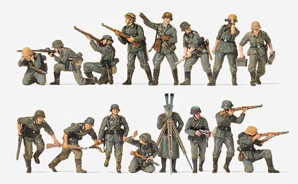 Preiser 16504 - H0 - Panzergrenadiere