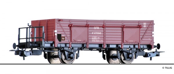 Tillig 76898 - H0 - Offener Güterwagen Ke der CFR, Ep. III