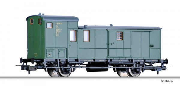 Tillig 76757 - H0 - Packwagen Pw der DB, Ep. III