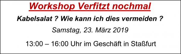 MoBaLa-Sft - Workshop 03 - Verfitzt nochmal am Samstag, 23.03.2019