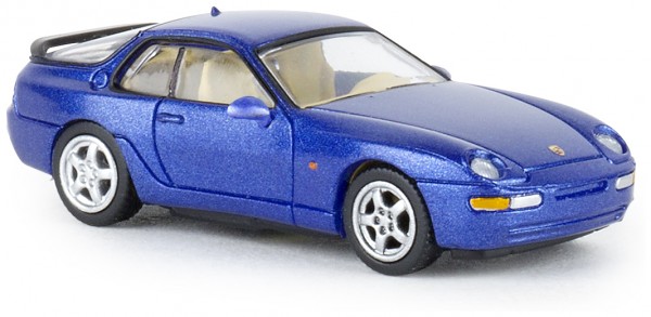 Brekina 870015 - H0 - Porsche 968, metallic-dunkelblau, 1991