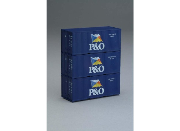 Piko 56200 - Container 3er-Set 20' P&O