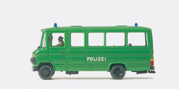 Preiser 37020 - H0 - Gruppenkraftwagen Grukw Polizei