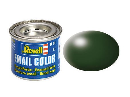 Revell 32363 - Email Farbe - dunkelgrün, seidenmatt - 14 ml, RAL 6020