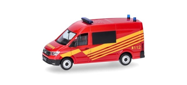 Herpa 098748 - H0 - MAN TGE Halbbus Hochdach "Feuerwehr"