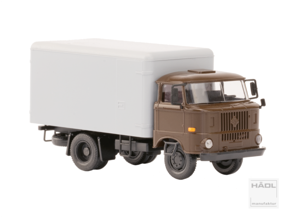Hädl 121052-01 - TT - IFA W50L mit Normalkoffer mit braunem Fahrerhaus