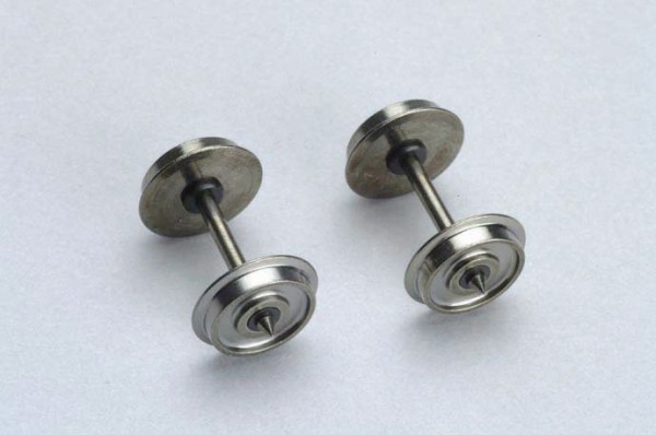 Piko 56053 - H0 - 2x Gleichstromradsatz 2x Isolierbuchse 10,3mm