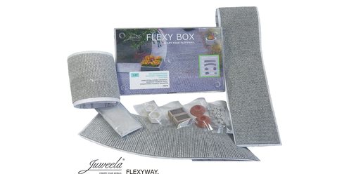 Juweela 28275 - H0 - Startbox Flexyway - Altstadt Kopfsteinpflasterstraße