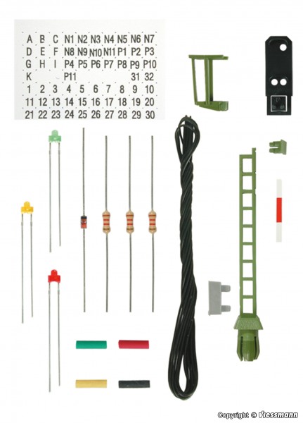 Viessmann 7732 - TT - Bausatz Licht-Einfahrsignal