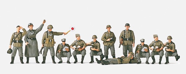 Preiser 16501 - Rastende Infanterie Feldgendarmen