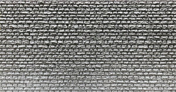 Faller 272651 - N - Dekorplatte Profi Läufermauerwerk, 370 x 125 x 4 mm (2x)