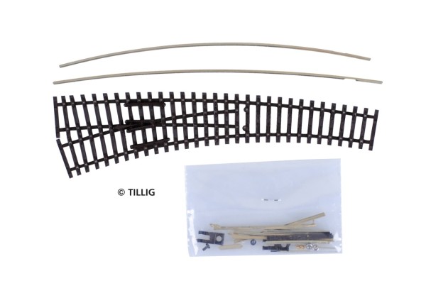 Tillig 83412 - TT - Bausatz Innenbogenweiche - IBW links 15°