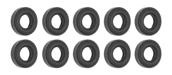 Viessmann 8425 - H0 - Set Gummireifen, 10 Stück