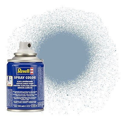 Revell 34374 - Spray grau, seidenmatt - 100 ml, RAL 7001
