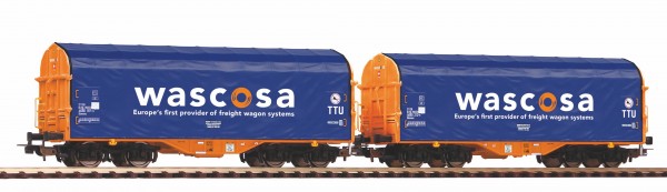 Piko 58396 - H0 - 2er Set Schiebeplanwg. Shimms SBB-Wascosa VI