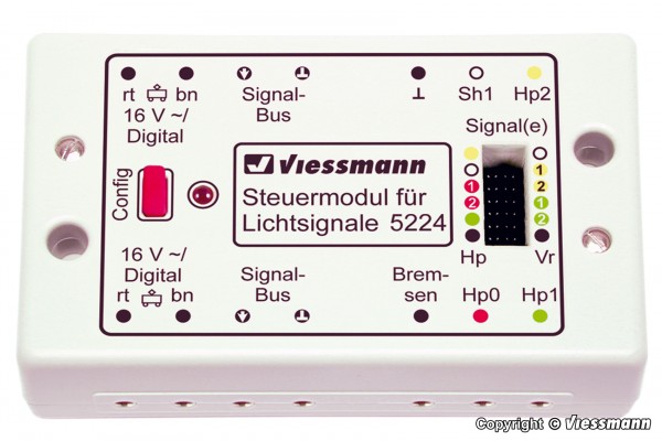 Viessmann 5224 - Steuermodul für Lichtsignale, digital/ analog