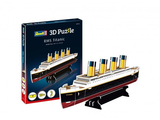 Revell 00112 - 3D Puzzle RMS Titanic, 290 x 40 x 100 mm