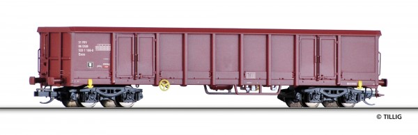 Tillig 15678 - TT - Offener Güterwagen Eanos der DSB, Ep. IV