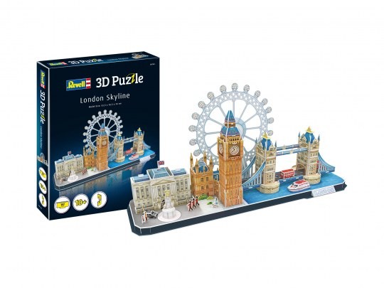 Revell 00140 - 3D Puzzle London Skyline, 535 x 165 x 260 mm
