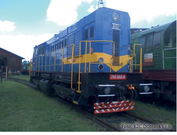 Tillig 02762 - TT - Diesellokomotive 740 692 der KZC Doprava s.r.o.