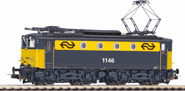 Piko 51377 - H0 - E-Lok Rh 1100 grau gelb NS IV + DSS PluX22
