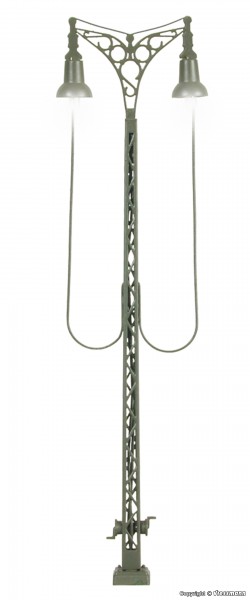 Viessmann 6988 - TT - Gittermastleuchte zweiflammig, 11,5 cm