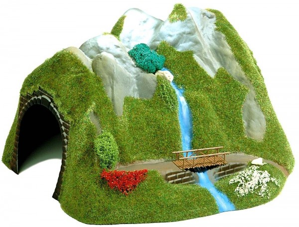 Busch 3007 - H0 - Tunnel mit Wasserfall
