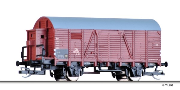 Tillig 17122 - TT - Gedeckter Güterwagen Gr 20 der DB, Ep. III