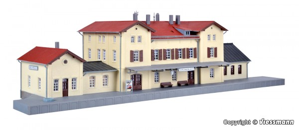 Kibri 37710 - N - Bahnhof Grunzbach, L 33,5 x B 11,0 x H 9,0 cm