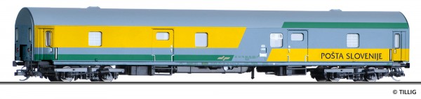 Tillig 16815 - TT - Bahnpostwagen Posti der Slovenischen Post, Ep. V
