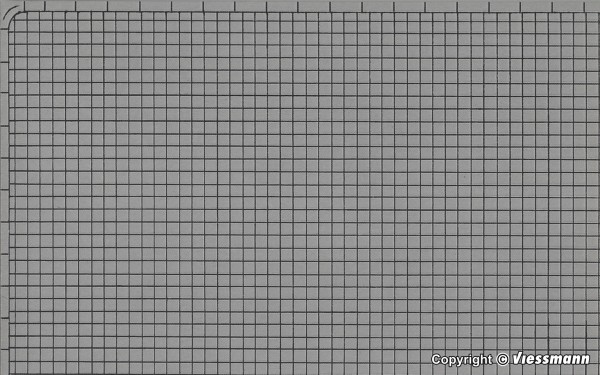 Vollmer 47371 - N - 10x Gehwegplatte aus Karton, 25 x 12,5 cm