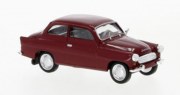 Brekina 27455 - H0 - Skoda Octavia, 1960, dunkelrot