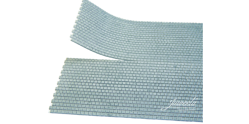 Juweela 28281 - H0 - 1 Segm. FLEXYWAY Platten 40x40 grau dunkel