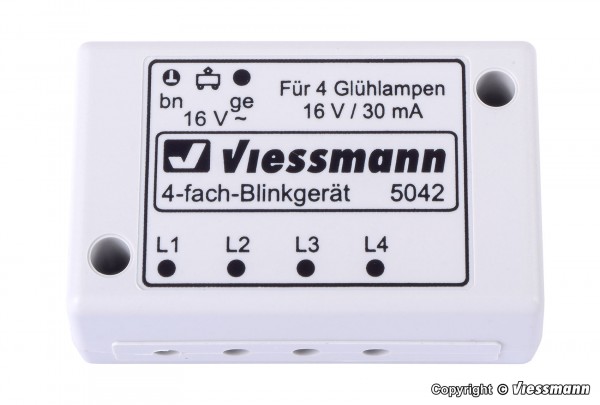 Viessmann 5042 - N - Vierfach-Blinkgerät