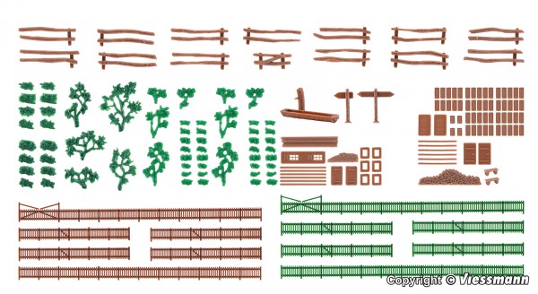 Kibri 36692 - Z - Deko-Set rund ums Haus