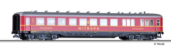Tillig 16980 - TT - Speisewagen "MITROPA" WR4ü-39 der DRG